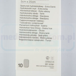 Granuflex Extra Thin 5*20cm opatrunek hydrokoloidowy 1szt